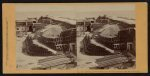 Interior of Fort Sumpter (i.e. Sumter), shewing (i.e. showing) gabions and bomb proofs