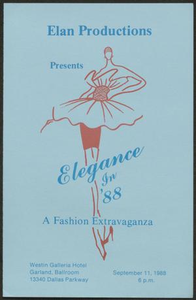 Program: Elegance in 1988