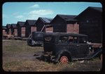 Shacks condemned by Board of Health, formerly (?) occupied by migrant workers and pickers, Belle Glade, Fla.