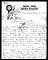 Letter, from James Gibson, Kansas City, Jackson County to David Rowland Francis, May 11, 1890