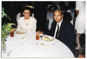 Seated Man and Woman at Dorothy Washington Celebration