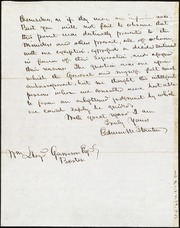 Letter to] Dear Sir [manuscript