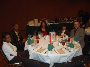 Attendees at Gwendolyn Brooks table, BHM banquet 2006