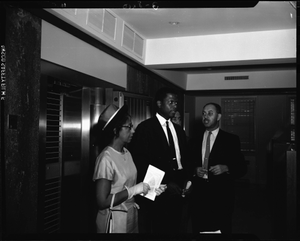 Thumbnail for Sidney Poitier at Industrial Bank [of Washington], May 1964 [cellulose acetate photonegative]