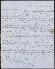 Letter to] Friend Garrison [manuscript