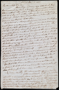 Letter from John Bishop Estlin, Bristol, [England], to Anne Warren Weston, Dec. 12, 1851