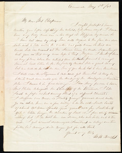 Thumbnail for Letter from Mary Merrick Brooks, Concord, [Mass.], to Maria Weston Chapman, May 8th / [18]43