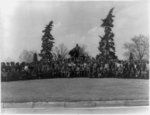 [NAACP Southeastern Regional Conference delegates posed in front of the Booker T. Washington statue, Tuskegee, Ala.]