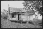 Shack of Negro family farmers living near Jarreau, Louisiana