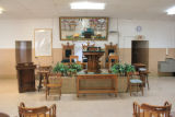 Green Street Baptist Church: interior of education wing, lower level, south wall