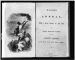 [Title page and frontispiece showing slave on top of mountain, with his hands raised to paper labelled "libertas justitia" which appears in sky]