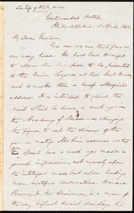 Letter from Oliver Johnson, Philadelphia, [Pa.], to William Lloyd Garrison, 11 April, 1864