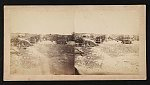 View of a section of Major Bayley's seventeen gun battery, Port Hudson, La.