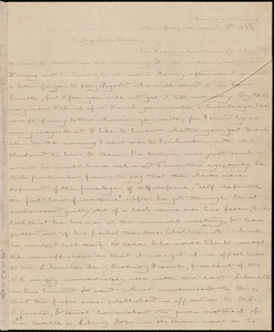 Letter from Deborah Weston, New Bedford, [Mass.], to Anne Warren Weston, Sunday morning, March 17th, 1839