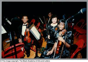 Thumbnail for Photograph of students posing with their instruments