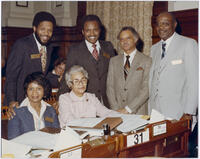 Grace Townes Hamilton with Others at the Georgia House of Representatives, circa 1976