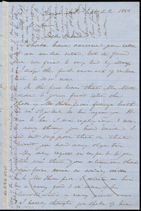 Letter from Anne Warren Weston, Weymouth, to Edward Morris Davis, Sept. 22, 1853