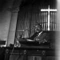 L. L. Anderson speaking to an audience at Brown Chapel AME Church in Selma, Alabama.