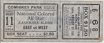 1935 National Colored All-Star Game ticket