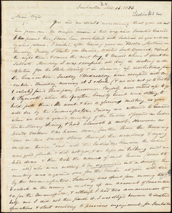 Letter from Amos Augustus Phelps, Dunbarton [N.H.], to [Charlotte Phelps], Nov 16, 1834