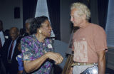 Amelia Boynton with Spider Martin, who had just received a Distinguished Citizen Service Award from the Black Heritage Council of the Alabama Historical Commission.