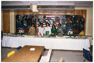 Women Behind Food Table at Salute to Youth Awards Program