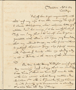 Letter from Gerrit Smith, Petersboro, [New York], to Maria Weston Chapman, 1839 April 6