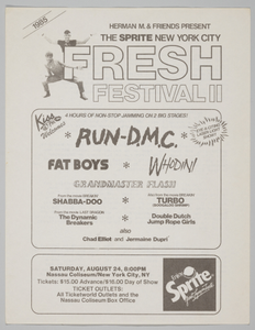 Flier for “The Sprite New York City Fresh Festival II”