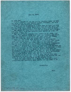 Letter from Dr. Edwin D. Moten to Don Moten, January 5, 1947