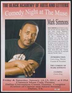 Flyer: Comedy Night at the Muse - Mark Simmons