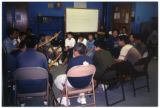 Qeej class at Hmong Cultural Center, St. Paul, Minnesota