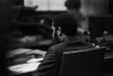 Anthony Ray Hinton sitting in the courtroom during his capital murder trial in Birmingham, Alabama.