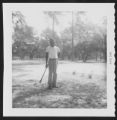 Prince Jenkins Posed With a Scythe