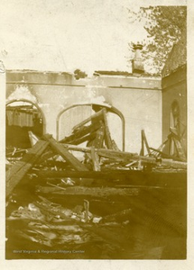 Anthony Hall after Fire, Storer College, Harpers Ferry, W. Va.