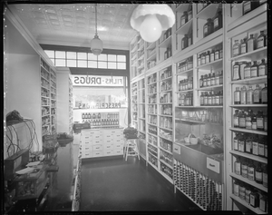 Pinkett's Drug Store, '39 [interior : cellulose acetate photonegative]