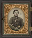 [Unidentified soldier in Union uniform with sword]