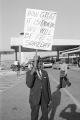 Ben "Sunshine" Owens and other demonstrators at the airport in Birmingham, Alabama, protesting the incarceration of Fred Shuttlesworth and several other civil rights leaders.