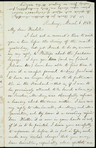 Letter from William Lloyd Garrison, Boston, [Mass.], to Wendell Phillips Garrison, March 6, 1868