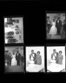 Set of negatives by Clinton Wright of Chapal Walker and Ida Mae Marcus wedding, 1965