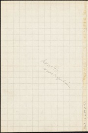 Letter to] My dear Mr Garrison [manuscript