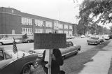 Thumbnail for Elderly white man protesting the integration of Bessemer High School in Bessemer, Alabama.