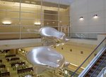 Sculpture "La Tormenta (The Storm)" interior atrium of U.S. Citizenship and Immigration Services, DHS, Chicago, Illinois