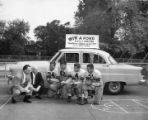 Quarterback Club Ford raffle, 1954