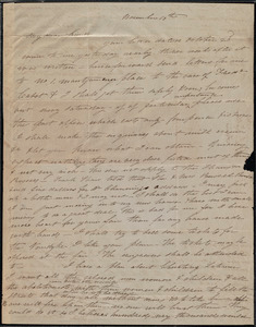 Letter from Eliza Lee Cabot Follen, [Boston, Mass.], to Maria Weston Chapman, November 13th, [1842]