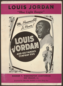 Louis Jordan "Blue Light Boogie": Mr. Personality, In Person!