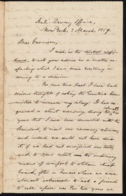 Letter to] Dear Garrison [manuscript