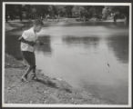 Sherman Park (0007) Activities - Fishing, 1952-07