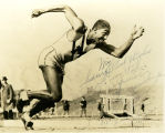 Autographed photograph of sprinter Ralph Metcalfe, 1934