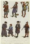 Geolier, Ménestrel, Fou, Bourgeois, Mendiant, Pèlerin, Berger