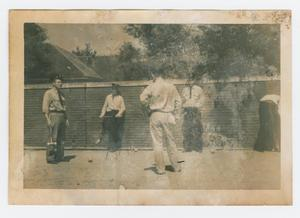 Firemen Playing Croquet